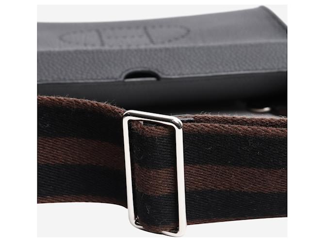 Hermès Borsa a tracolla Videpoches nera Nero - vista 8