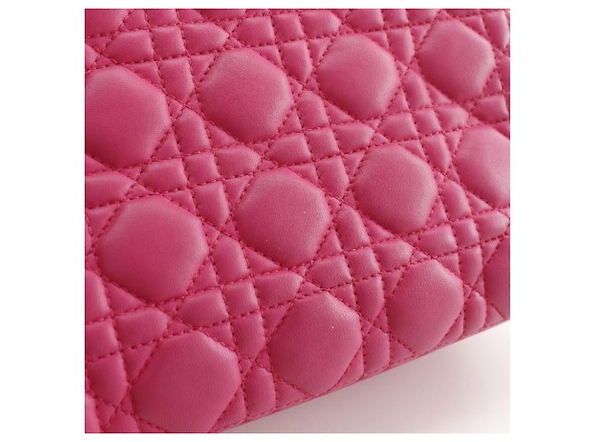 Borsa Lady Cannage di Christian Dior Rosa - vista 11