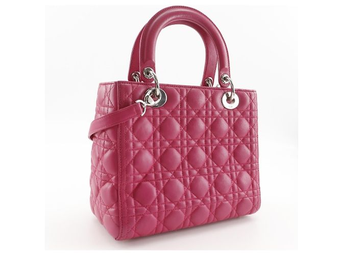 Borsa Lady Cannage di Christian Dior Rosa - vista 3