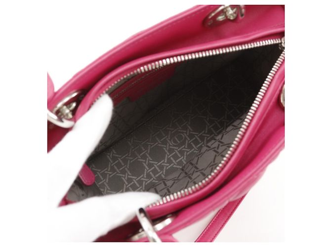 Borsa Lady Cannage di Christian Dior Rosa - vista 6