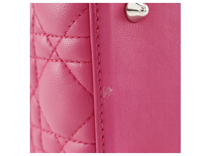 Borsa Lady Cannage di Christian Dior Rosa - vista 9