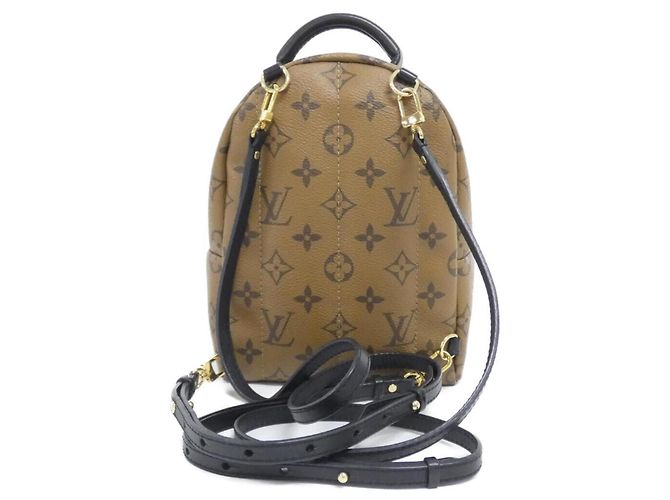 Zaino Mini Palm Springs Monogram Reverse Louis Vuitton Marrone - vista 2