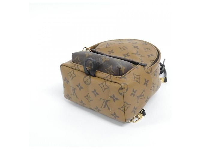 Zaino Mini Palm Springs Monogram Reverse Louis Vuitton Marrone - vista 3