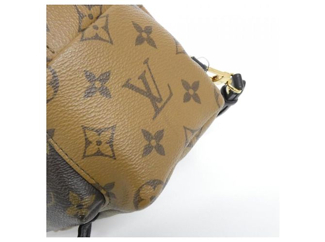Zaino Mini Palm Springs Monogram Reverse Louis Vuitton Marrone - vista 6