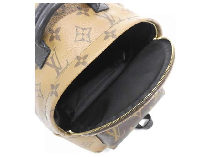 Zaino Mini Palm Springs Monogram Reverse Louis Vuitton Marrone - vista 9