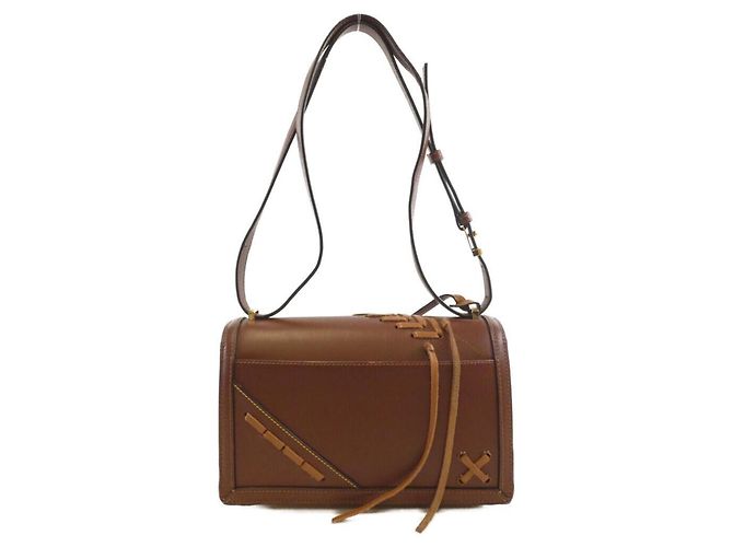 Borsa a Spalla Loewe Barcelona 302 74MM15 Marrone - vista 2
