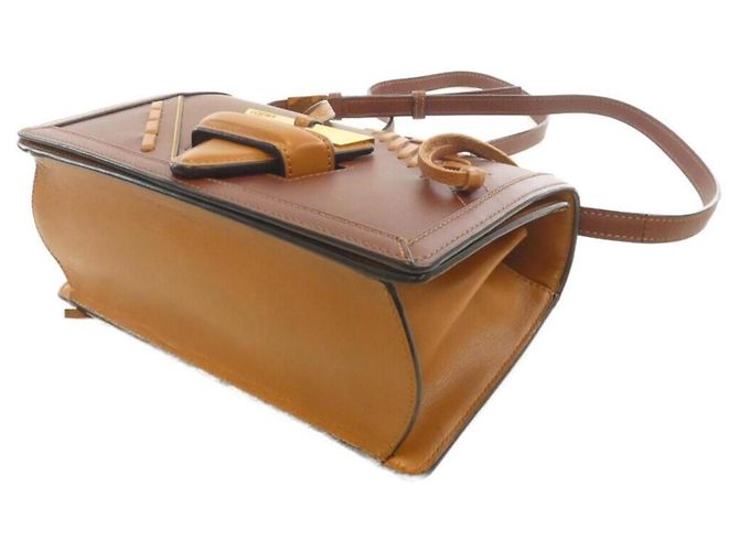 Borsa a Spalla Loewe Barcelona 302 74MM15 Marrone - vista 3