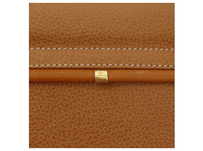 Borsa Tote Gucci Old in pelle marrone - vista 14