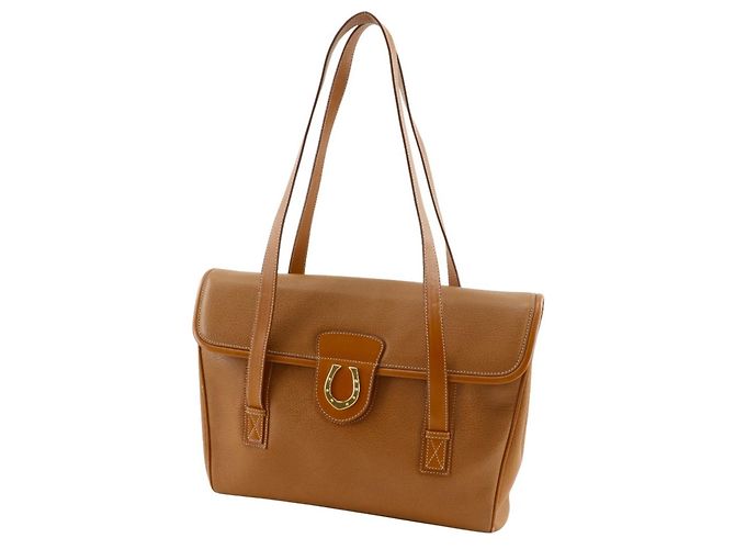 Borsa Tote Gucci Old in pelle marrone - vista 2
