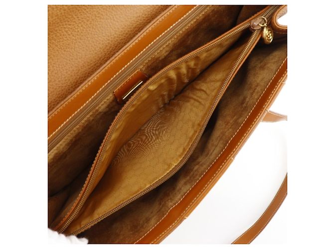Borsa Tote Gucci Old in pelle marrone - vista 6