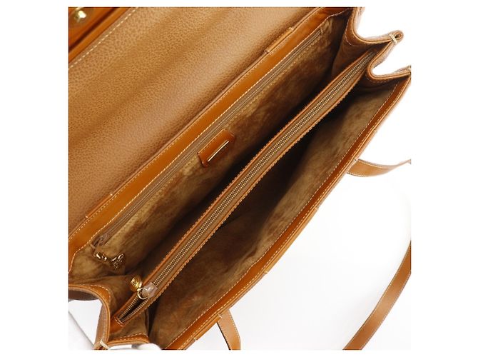 Borsa Tote Gucci Old in pelle marrone - vista 7