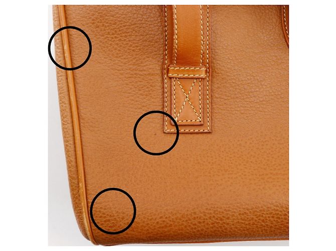 Borsa Tote Gucci Old in pelle marrone - vista 9