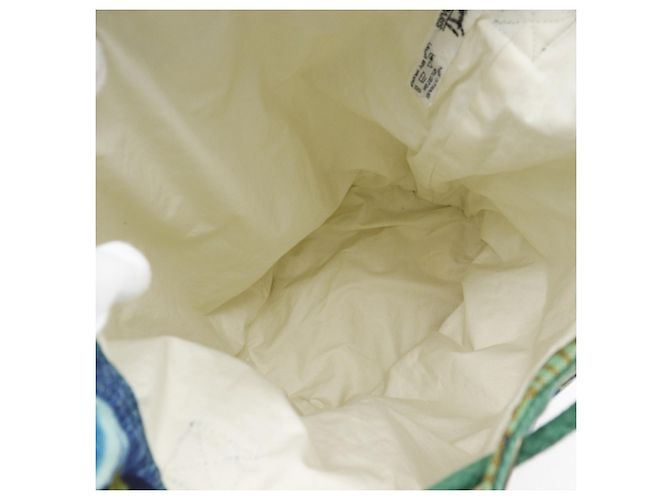 Borsa a Spalla Hermès con Stampa Botanica e di Uccelli Verde - vista 5