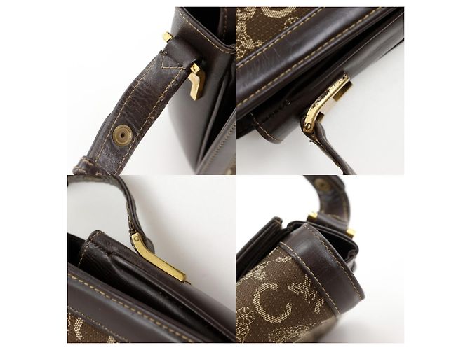 Céline Celine Vintage-Handtasche Braun - Ansicht 15