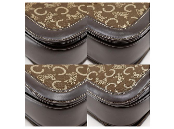 Céline Celine Vintage-Handtasche Braun - Ansicht 4