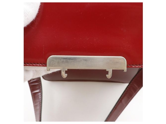 Prada Gradient Emaille Rote Schultertasche A5 mit Klappe - Ansicht 10