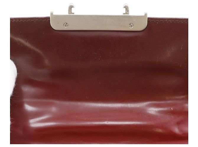Prada Gradient Emaille Rote Schultertasche A5 mit Klappe - Ansicht 11
