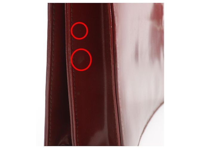 Prada Gradient Emaille Rote Schultertasche A5 mit Klappe - Ansicht 16