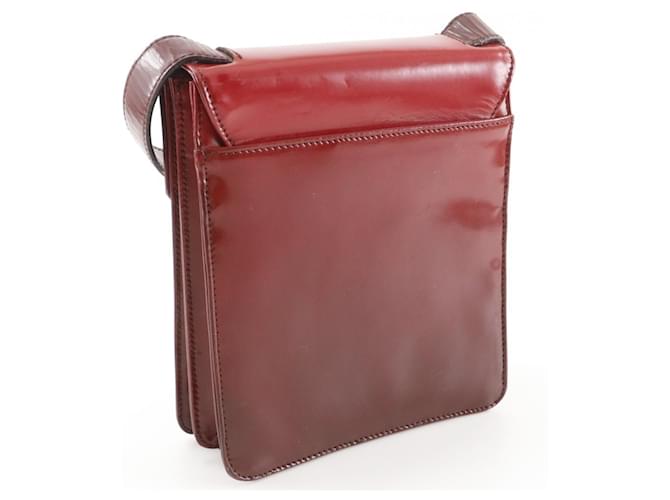 Prada Gradient Emaille Rote Schultertasche A5 mit Klappe - Ansicht 3