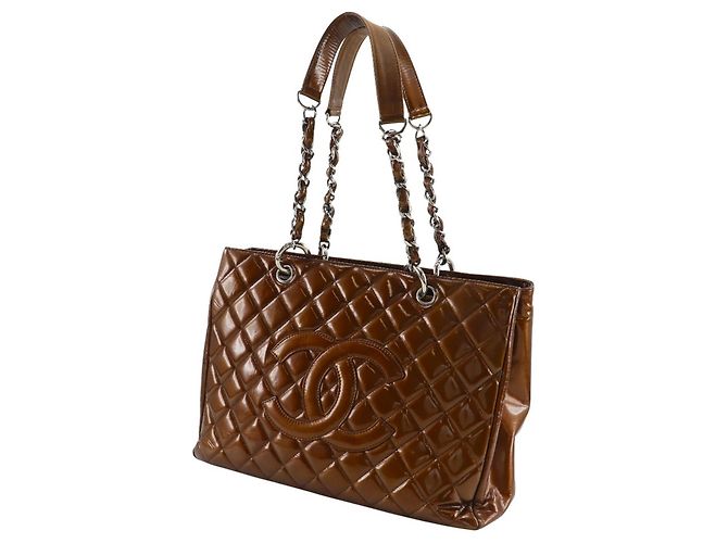 CHANEL Grand Shopping Tote Matelasse Bronze - view 2