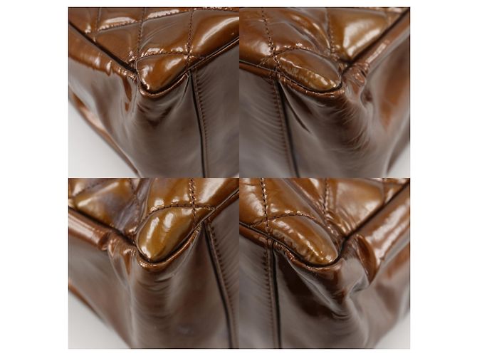 CHANEL Grand Shopping Tote Matelasse Bronze - view 4