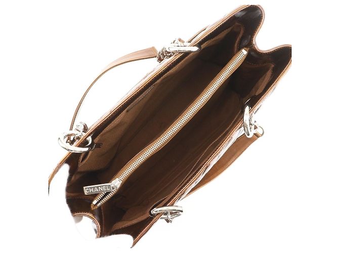 CHANEL Grand Shopping Tote Matelasse Bronze - view 6