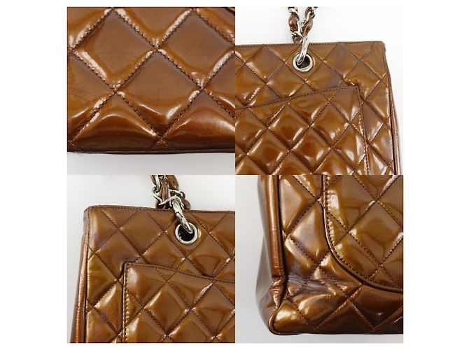 CHANEL Grand Shopping Tote Matelasse Bronze - view 9
