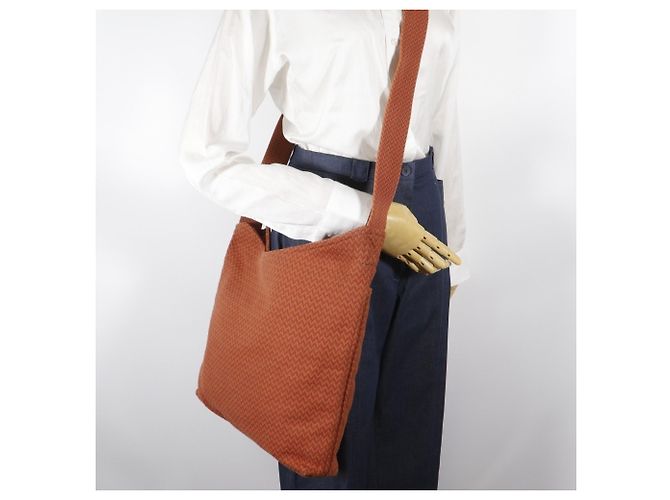Borsa a Spalla Hermès Hermès Sac des Pansages Arancione - vista 10