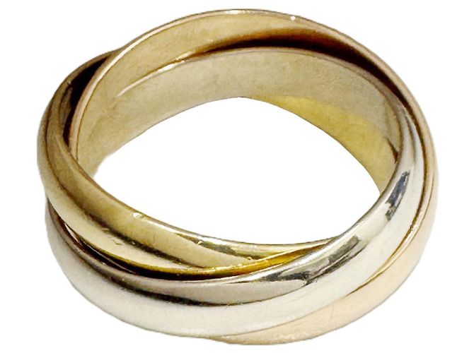Anello Cartier Trinity in oro tricolore D'oro - vista 2