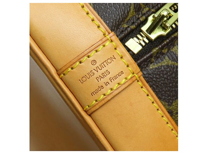 Borsa Alma Louis Vuitton Marrone Monogramma - vista 11