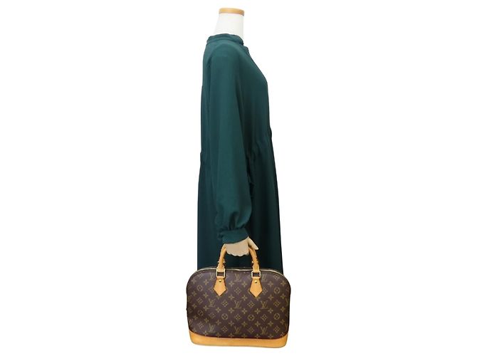 Borsa Alma Louis Vuitton Marrone Monogramma - vista 28