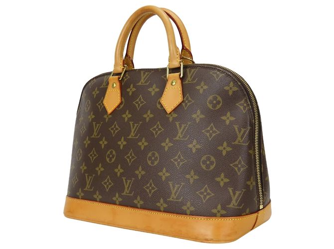 Borsa Alma Louis Vuitton Marrone Monogramma - vista 3