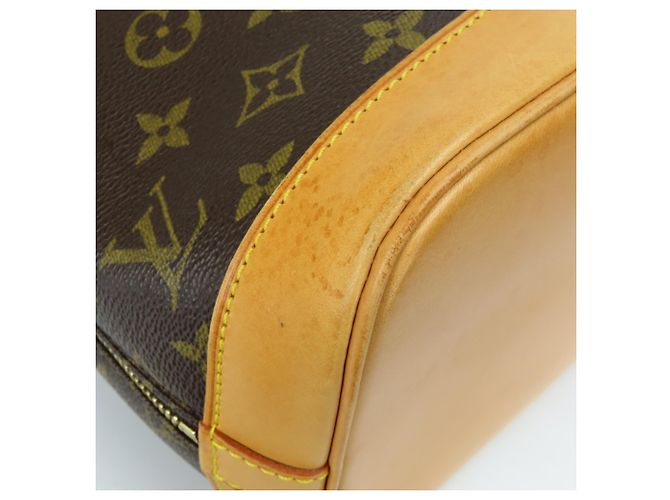 Borsa Alma Louis Vuitton Marrone Monogramma - vista 9