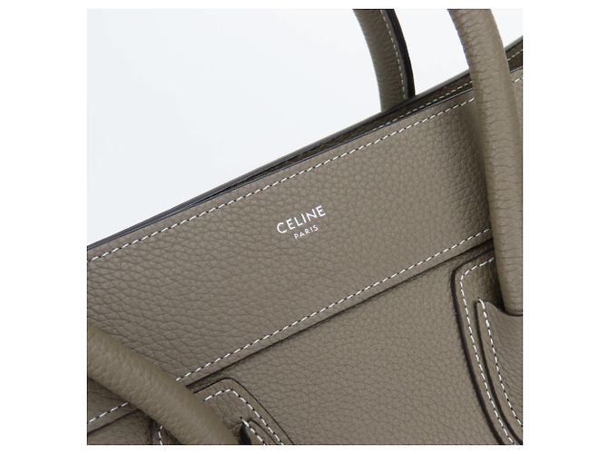 Céline Borsa Tote Celine Micro Luggage Grigio - vista 10