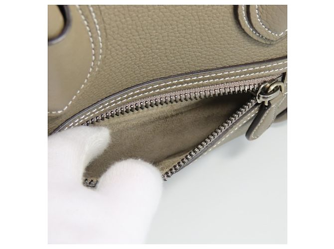Céline Borsa Tote Celine Micro Luggage Grigio - vista 12