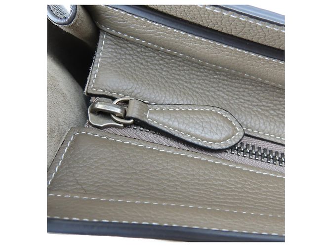 Céline Borsa Tote Celine Micro Luggage Grigio - vista 17