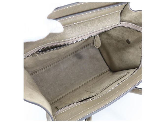 Céline Borsa Tote Celine Micro Luggage Grigio - vista 18