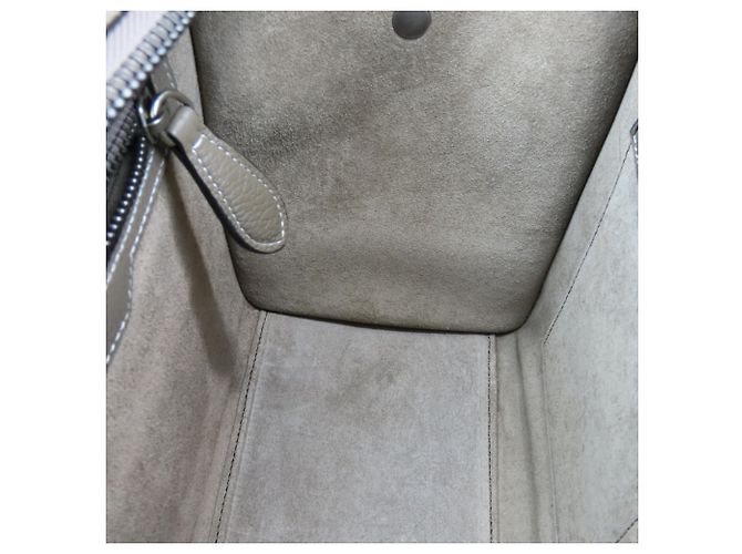 Céline Borsa Tote Celine Micro Luggage Grigio - vista 19