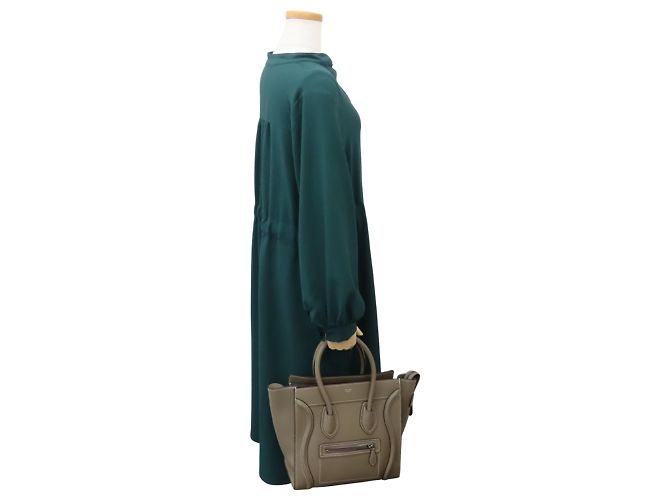 Céline Borsa Tote Celine Micro Luggage Grigio - vista 27