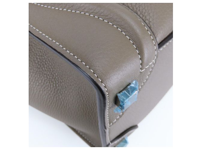 Céline Borsa Tote Celine Micro Luggage Grigio - vista 6