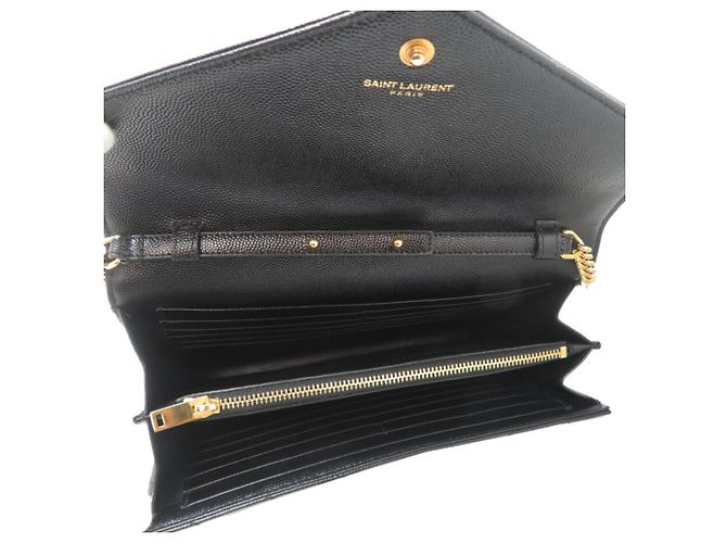 Portafoglio a catena Cassandra Saint Laurent Paris Nero - vista 6
