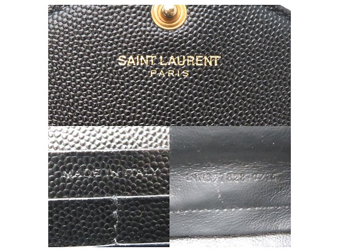 Portafoglio a catena Cassandra Saint Laurent Paris Nero - vista 7