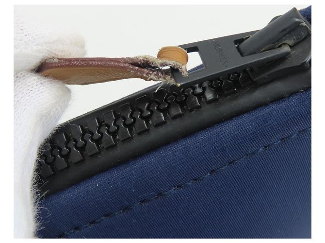 Borsa Pouch Neoban PM di Hermès Blu navy - vista 11