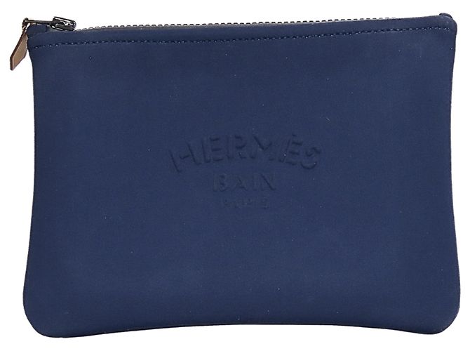 Borsa Pouch Neoban PM di Hermès Blu navy - vista 2