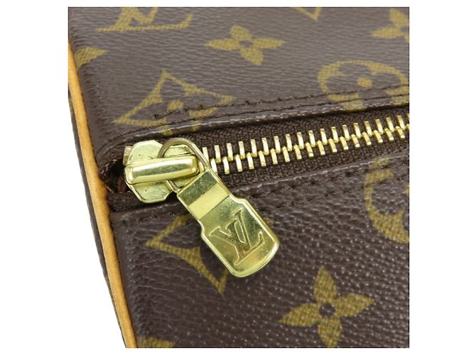 Borsa Louis Vuitton Papillon 26 Marrone Monogramma - vista 11