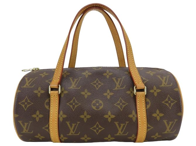 Borsa Louis Vuitton Papillon 26 Marrone Monogramma - vista 2