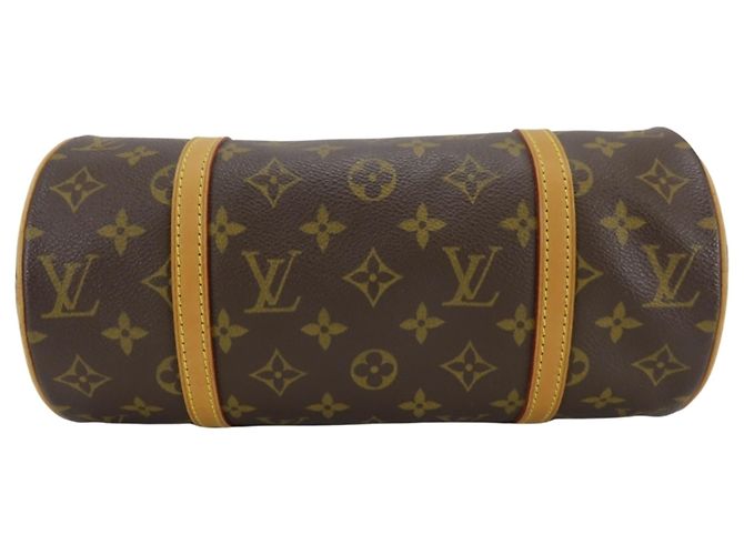 Borsa Louis Vuitton Papillon 26 Marrone Monogramma - vista 5