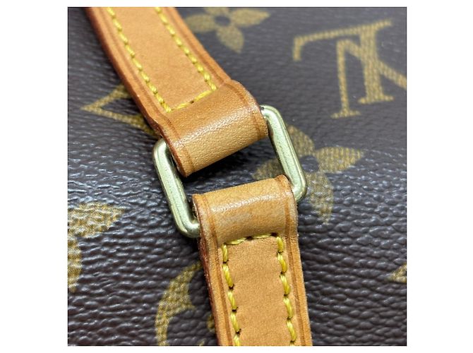 Borsa Louis Vuitton Papillon 26 Marrone Monogramma - vista 7