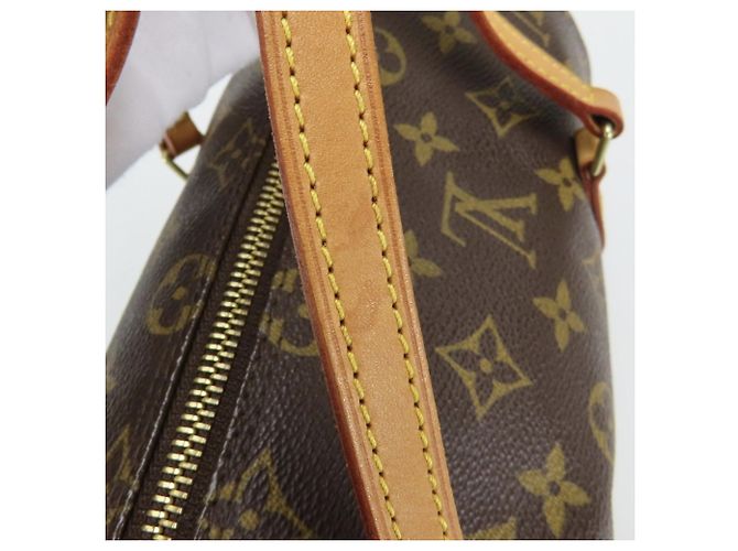Borsa Louis Vuitton Papillon 26 Marrone Monogramma - vista 8