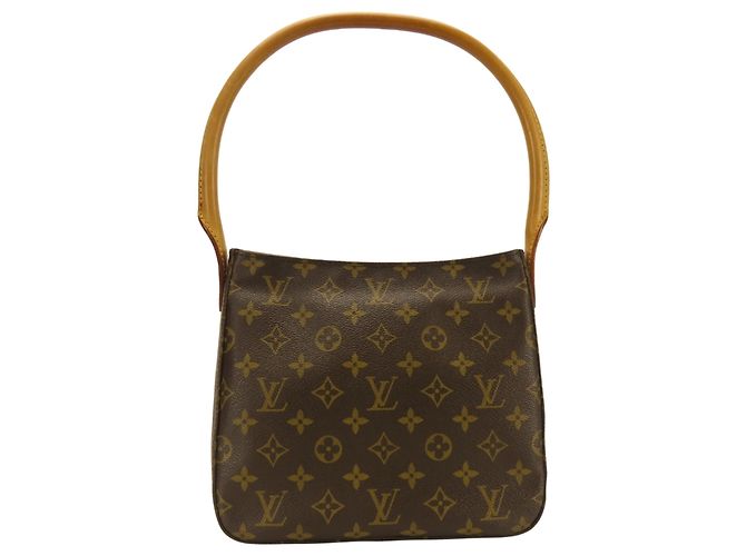 Borsa a Spalla Looping MM Louis Vuitton Marrone Monogramma - vista 2